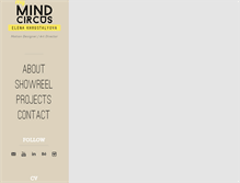 Tablet Screenshot of mymindcircus.com